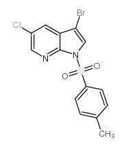 cas no 866546-10-3 is 3-bromo-5-chloro-1-(4-methylbenzenesulfonyl)-1H-pyrrolo[2,3-b]pyridine