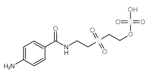 cas no 86677-26-1 is 2-[2-(4-Aminobenzamide)ethylsulfonyl]ethanol hydrogen sulfate ester