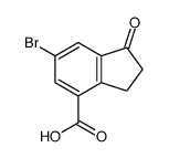 cas no 866848-85-3 is 6-BROMO-1-OXO-2,3-DIHYDRO-1H-INDENE-4-CARBOXYLIC ACID