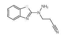 cas no 86691-41-0 is Propanenitrile,3-[1-(2-benzothiazolyl)hydrazino]-(9CI)