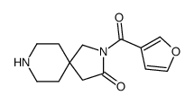 cas no 867009-71-0 is 2-(3-Furoyl)-2,8-diazaspiro[4.5]decan-3-one