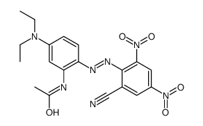 cas no 86836-00-2 is N-{2-[(E)-(2-Cyano-4,6-dinitrophenyl)diazenyl]-5-(diethylamino)ph enyl}acetamide
