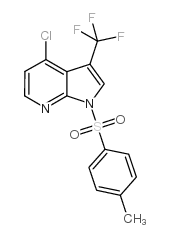 cas no 869335-74-0 is 4-chloro-1-tosyl-3-(trifluoromethyl)-1H-pyrrolo[2,3-b]pyridine