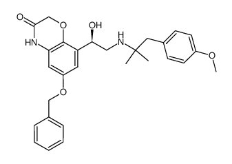 cas no 869478-13-7 is 8-[(1R)-1-Hydroxy-2-[[2-(4-methoxyphenyl)-1,1-dimethylethyl]amino]ethyl]-6-(phenylmethoxy)-2H-1,4-benzoxazin-3(4H)-one
