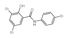 cas no 87-10-5 is Benzamide,3,5-dibromo-N-(4-bromophenyl)-2-hydroxy-