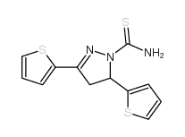 cas no 870680-39-0 is 3,5-DI(THIOPHEN-2-YL)-4,5-DIHYDRO-1H-PYRAZOLE-1-CARBOTHIOAMIDE