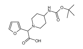 cas no 870703-77-8 is 2-(4-BOC-AMINOPIPERIDIN-1-YL)-2-(FURAN-&