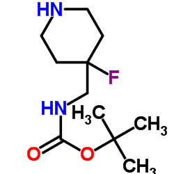 cas no 871022-62-7 is tert-butyl N-[(4-fluoropiperidin-4-yl)methyl]carbamate