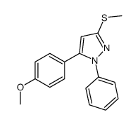 cas no 871110-15-5 is 5-(4-METHOXYPHENYL)-3-METHYLTHIO-1-PHENYL-1H-PYRAZOLE