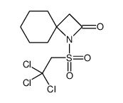 cas no 87143-20-2 is 1-[(2,2,2-Trichloroethyl)sulfonyl]-1-azaspiro[3.5]nonan-2-one