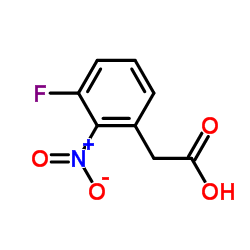 cas no 872141-25-8 is 2-(3-Fluoro-2-nitrophenyl)acetic acid