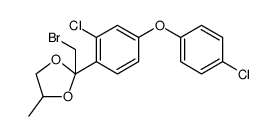 cas no 873012-43-2 is 2-(BROMOMETHYL)-2-[2-CHLORO-4-(4-CHLOROPHENOXY)PHENYL]-4-METHYL-1,3-DIOXOLANE