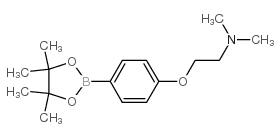 cas no 873078-93-4 is N,N-Dimethyl-2-(4-(4,4,5,5-tetramethyl-1,3,2-dioxaborolan-2-yl)phenoxy)ethanamine