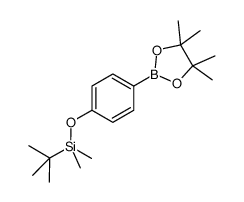 cas no 873426-76-7 is tert-butyldimethyl(4-(4,4,5,5-tetramethyl-1,3,2-dioxaborolan-2-yl)phenoxy)silane