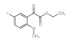 cas no 873548-10-8 is ETHYL 5-FLUORO-2-METHOXYBENZOYLFORMATE