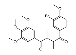 cas no 874150-52-4 is 1,4-BUTANEDIONE, 1-(3-BROMO-4-METHOXYPHENYL)-2,3-DIMETHYL-4-(3,4,5-TRIMETHOXYPHENYL)-
