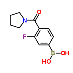 cas no 874289-09-5 is 3-Fluoro-4-(pyrrolidine-1-carbonyl)phenylboronic acid