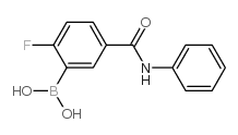 cas no 874289-41-5 is (2-FLUORO-5-(PHENYLCARBAMOYL)PHENYL)BORONIC ACID