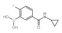 cas no 874289-54-0 is (5-(Cyclopropylcarbamoyl)-2-fluorophenyl)boronic acid