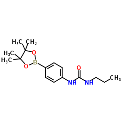 cas no 874291-01-7 is 1-Propyl-3-(4-(4,4,5,5-tetramethyl-1,3,2-dioxaborolan-2-yl)phenyl)urea