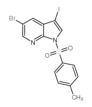 cas no 875639-15-9 is 1H-Pyrrolo[2,3-b]pyridine, 5-bromo-3-iodo-1-[(4-methylphenyl)sulfonyl]-