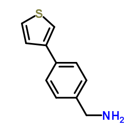 cas no 876317-18-9 is 1-[4-(3-Thienyl)phenyl]methanamine