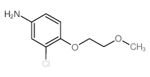 cas no 879047-68-4 is 3-Chloro-4-(2-methoxy-ethoxy)-phenylamine