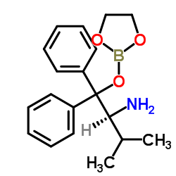 cas no 879981-94-9 is (S)-1-((1,3,2-DIOXABOROLAN-2-YL)OXY)-3-METHYL-1,1-DIPHENYLBUTAN-2-AMINE