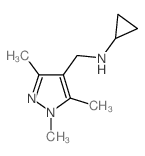 cas no 880361-70-6 is N-[(1,3,5-trimethyl-1H-pyrazol-4-yl)methyl]cyclopropanamine