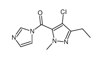 cas no 880495-51-2 is 1-[(4-CHLORO-3-ETHYL-1-METHYL-1H-PYRAZOL-5-YL)CARBONYL]-1H-IMIDAZOLE