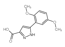 cas no 882238-14-4 is 5-(2,5-dimethoxyphenyl)-1h-pyrazole-3-carboxylic acid