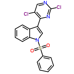 cas no 882562-40-5 is 3-(2,5-Dichloropyrimidin-4-yl)-1-(phenylsulfonyl)-1H-indole