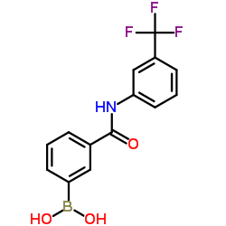 cas no 882678-73-1 is (3-((3-(trifluoromethyl)phenyl)carbamoyl)phenyl)boronic acid