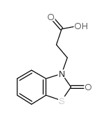 cas no 883-50-1 is 3-(2-oxo-1,3-benzothiazol-3-yl)propanoic acid