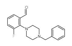 cas no 883512-18-3 is 2-(4-BENZYL-1-PIPERAZINO)-3-FLUORO-BENZALDEHYDE