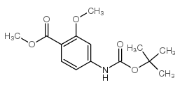 cas no 883555-08-6 is TERT-BUTYL 4-(METHOXYCARBONYL)-3-METHOXYPHENYLCARBAMATE