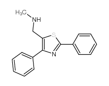 cas no 884507-18-0 is N-[(2,4-DIPHENYL-1,3-THIAZOL-5-YL)METHYL]-N-METHYLAMINE