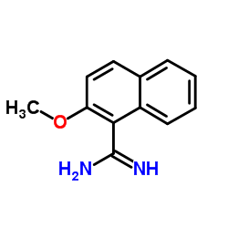 cas no 885270-13-3 is 2-Methoxy-1-naphthalenecarboximidamide