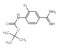 cas no 885270-21-3 is 1-boc-amino-2-bromo-4-carbamimidoyl-benzene