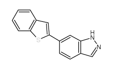 cas no 885272-15-1 is 6-(benzothiophen-2-yl)-1h-indazole