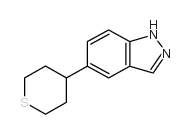 cas no 885272-59-3 is 5-(TETRAHYDRO-THIOPYRAN-4-YL)-1H-INDAZOLE