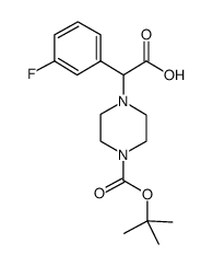 cas no 885272-91-3 is 2-(4-BOC-PIPERAZINYL)-2-(3-FLUORO-PHENYL)ACETIC ACID