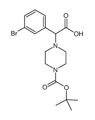 cas no 885273-07-4 is 2-(4-BOC-PIPERAZINYL)-2-(3-BROMO-PHENYL)ACETIC ACID