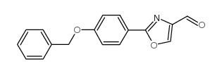 cas no 885273-30-3 is 2-(4-BENZYLOXY-PHENYL)-OXAZOLE-4-CARBALDEHYDE