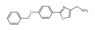 cas no 885273-44-9 is 2-(4-BENZYLOXY-PHENYL)-OXAZOL-4-YL-METHYLAMINE