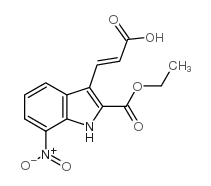 cas no 885273-57-4 is ethyl 3-(2-carboxy-vinyl)-7-nitro-1h-indole-2-carboxylate