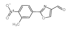 cas no 885274-46-4 is 2-(3-METHYL-4-NITRO-PHENYL)-OXAZOLE-4-CARBALDEHYDE