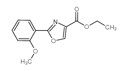 cas no 885274-64-6 is 2-(2-METHOXY-PHENYL)-OXAZOLE-4-CARBOXYLIC ACID ETHYL ESTER