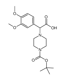 cas no 885274-66-8 is 2-(4-BOC-PIPERAZINYL)-2-(3,4-DIMETHOXY-PHENYL)ACETIC ACID