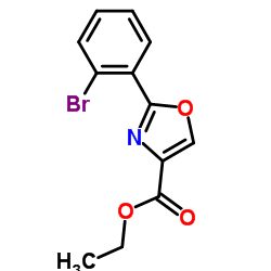 cas no 885274-67-9 is Ethyl 2-(2-bromophenyl)-1,3-oxazole-4-carboxylate